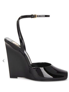 Saint Laurent Orhand Peep Toe Wedge